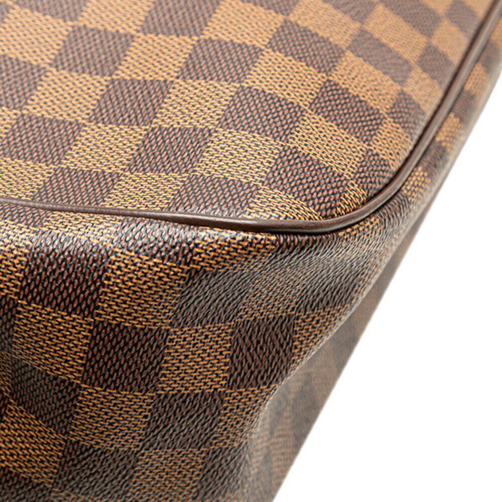 LOUIS VUITTON Authentic Brown Damier Leather Tote Bag - Picture 4 of 10